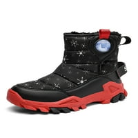Djevojke dječake čizme za snijeg otporne na vanjsku djecu zimske cipele crna crvena 5,5y