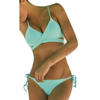 IOPQO kupaći kostimi su gurnuti podstavljeni grudnjaci set kupaći kostim kupaći kupališta bikini setovi za žene