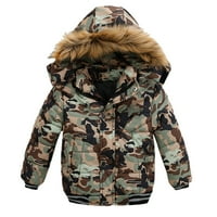 SNGXGN Fashion Winter Childs Baby Boys lagane jakne jakne jakne za dječake, kamuflažu, veličinu 100