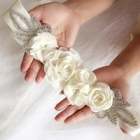 Talus vjenčani remen za ulov očiju otporne na habanje tkanine ruže cvijeće vjenčanica krila za žene