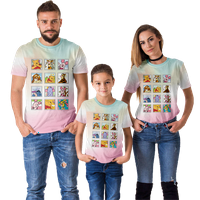 Majica Porodična odjeća Winnie The Pooh T Majica Graphic Moderan kratki rukav Crew Crt Majica Mama i