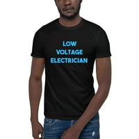 3xl plavi niskonaponski električar s kratkim rukavom pamučna majica s nedefiniranim poklonima