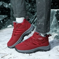 Yinguo Boots & Loop Boots Toe Plus Top Round Sport Žene Parovi Držite čizme Velvet Flat Cipes Snježne