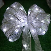 LED svjetiljke perle vrpce Bow Svijetlo svjetlo Božić ukras porodice zabave