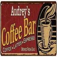 Audrey's kafe bar crveni znak kuhinjski poklon 206180006174