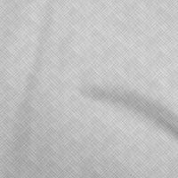 Onuone pamučne svilene svijetlo sive tkanine Geometrijski prekrivajući zalihe Ispiši šivanje tkanine