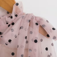 Augper Haljina za krađe Zimske jesene haljine klirens toddler Baby Girl Modni dugi rukav Polka Dot Print princeze mrežaste haljine Dječje suknje