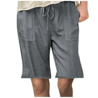 Wendunide kratke hlače za žene plus veličine Žene Čvrsta nepropusnost obrezane pantalone Pocket kombinezonske