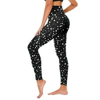 Za jogu trčanje plijen ženske joge gamaše hlače pilates trbušne hlače Ispis vježbanja Kontrola rada