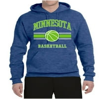 Wild Bobby Grad Minnesota Min Basketball Fantasy Fan Sports Unise Hoodie Duks, Vintage Heather Blue,