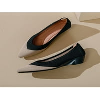 Lacyhop Ženske potpetica Niska haljina cipela za cipele na prste klipe cipele cipele Žene Udobne klinovi