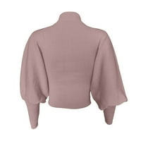 Prevelizirani džemperi za žene Solid Color Turtleneck dugi rukav pulover Klint Debeli Ležerni modni hladni uredski zbori