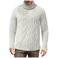 Dukseri za muškarce Ležerni džemper sa pulovernim pulovernim pultlena