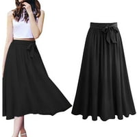 DrpGunly ženske suknje suknje za žene duga suknja Velika ljetna čipka čipka šifon polovina suknja srednje
