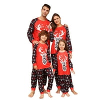 Fatuov Božićne pidžame za obiteljski božićni PJS Usklađivanje setova Božićna porodica Pajamas set za