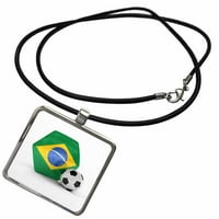 3Droza Brazil Soccer Ball - ogrlica sa privjeskom