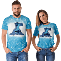 Majica Porodična odjeća Anime Stitch Majica Ležerne majice Momcirani kratki rukav Okrugli izrez Majica