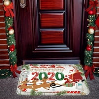 Tepih, sretan Božić Dobrodošli Doormats Zatvoreni kućni tepisi Dekor 40x