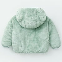 Apepal novorođenčad i dječji medvjedi uši slatka jakna Čvrsta boja kapuljačom Dječji džemper