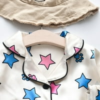 Ketyyh-Chn Baby Boys 'Pajamas Dugi rukav Pajama Set, dvodijelni plavi, 90