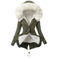 Zimski kaputi za žene plus veličine zgušnjava sredinu duljina naduvača jakna toplo hladno vrijeme Parkas