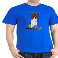 Cafepress - spavam sa Beagles Dark Thir Majicom - pamučna majica
