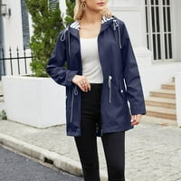 Zimski topli kaput za ženske jakne Zip up kaput vjetroelektrantna odjeća otporna na rainsku vanjsku