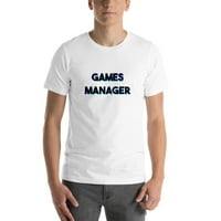 3xl Tri Color Games Manager kratki rukav pamučna majica od nedefiniranih poklona