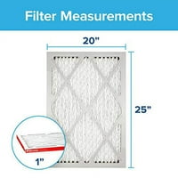 Filtrete 20x25x1, AC Peć Filter za vazduh, MPR 1000D, mikro alergen plus prašina, 2-pakovanje