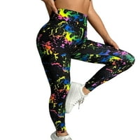 Paille ženske gamaše Tummy Control yoga hlače High strukske tajice Skinny Worth Jeggings Style-f XL