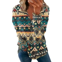 Ženska polovina pulover pulover Trendi Trendy Collared s dugih rukava Ouffits Ležerne prilike labave