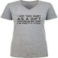 Imam ovu majicu kao poklon žensku majicu V-izrez