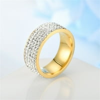 Modni dijamantni prstenovi majčinski dan za rođendan nakit za muškarce i žene nazad u školu Cool fakultet