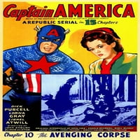 Kapetan America Movie Poster Print - artikl MOVAC4886