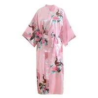 Donje rublje za žene Print cvijet kimono sljeva haljina haljina rublje donje rublje