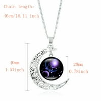 Duhgbne Constellation Moon ogrlica pokloni za mamu prisutna za žene njene djevojke