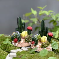 Kaktus lonac minimalistički stil nije lako razbiti mikro pejzažnu kamenu kamen lažnog kaktusa za ukrašavanje