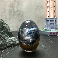 TureClos prozirna zmaja jaje kristalna smola kiparna ukrasna suvenirnica obnaljna kućna desktop ukrasi