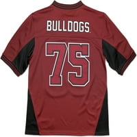 Big Boy Alabama A & M Buldogs S Muške nogometni dres [Maroon - 4XL]
