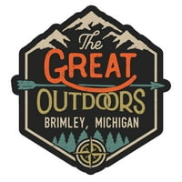 Brimley Michigan The Great na otvorenom dizajn naljepnica vinilne naljepnice