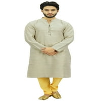 Atasi etničko muške žute kurta pidžama set Bollywood Designer majica