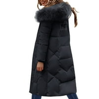 Vruljački vrhovi za žene plus veličine Ženska pamučna odjeća u zimi zadebljana velika ovratnica velika