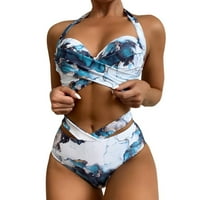 Kupaći kostimi za žene Tankeni, AXXD kupaći kostimi za havajske tropskog printa Swim Cami Bra Kupanje