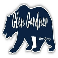 Glen Gardner New Jersey Suvenir 3x frižider magnetni medvjed dizajn