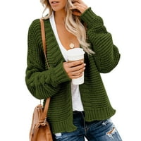 Aueooour kornjača džemper za žene, ženski pulover džempere ženske jeseni i zimske casual labavo toplim