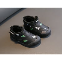 Dječak Ležerne prilike za cipele sa cipelama za cipele sa cipelama u školi Slatka kratka boot crna 6c