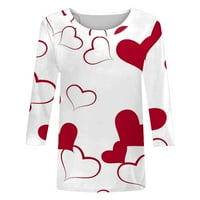 Gubotare božićne majice za žene Casual Loose Fit džepne košulje za žene Slatka mama Bear & Grafički