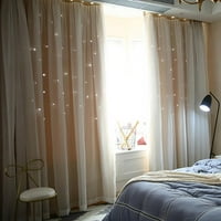 Nova zadebljana zatamnjena zavjesa perforirana spavaća soba za zavjese hladovine tkanina toplotna izolacija
