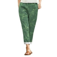 Ženske ležerne pantalone Ljetne leopardske hlače na dnu Hlače plus veličina casual pantalone za žene