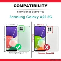 Capsule Case kompatibilan s Samsung Galaxy A 5G [Slatki vitki stil Heavy Duty Muškarci Žene Girly Design Zaštitni jasni poklopac telefona za Samsung SM-A226B